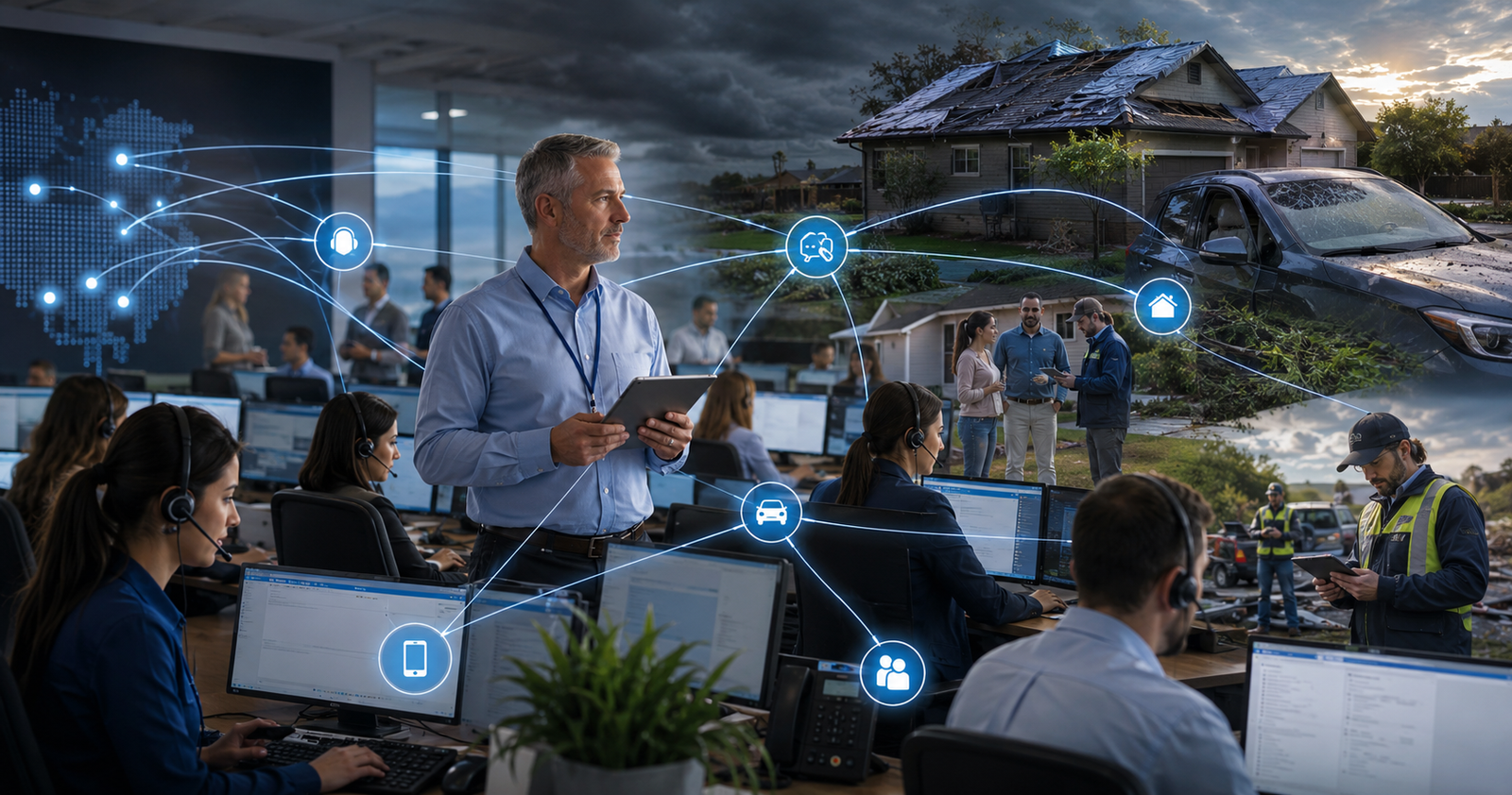 How Insurers Can Handle Customer Support During Severe Storm and Hail Events